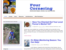 Tablet Screenshot of fourcornering.com